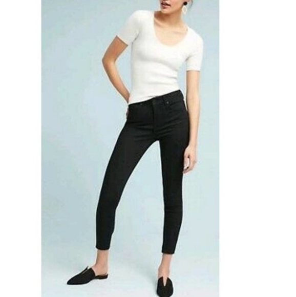 PILCRO AND THE LETTERPRESS BLACK SKINNY FIT JEANS…